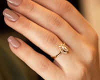 Halo Marquise Diamond Engagement Ring