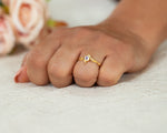 Nature Inspired Moonstone Ring