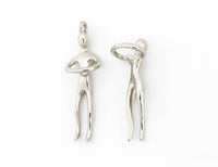 Couple's Love Silver Pendant Necklace