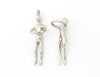 Couple's Love Silver Pendant Necklace