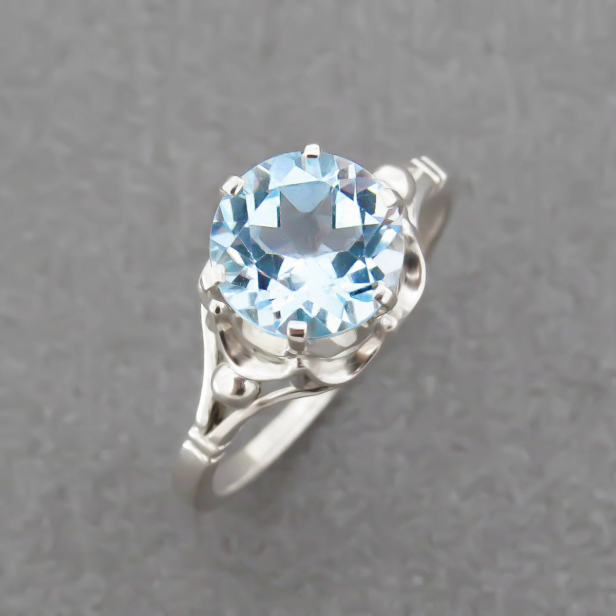 Vintage Blue Topaz Ring
