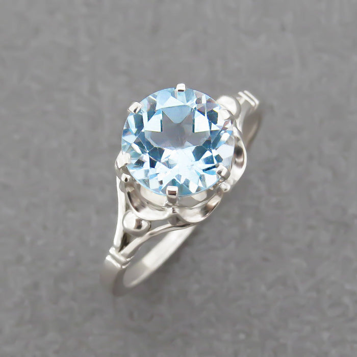 Vintage Blue Topaz Ring