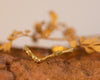 Twig Chevron V Gold Ring